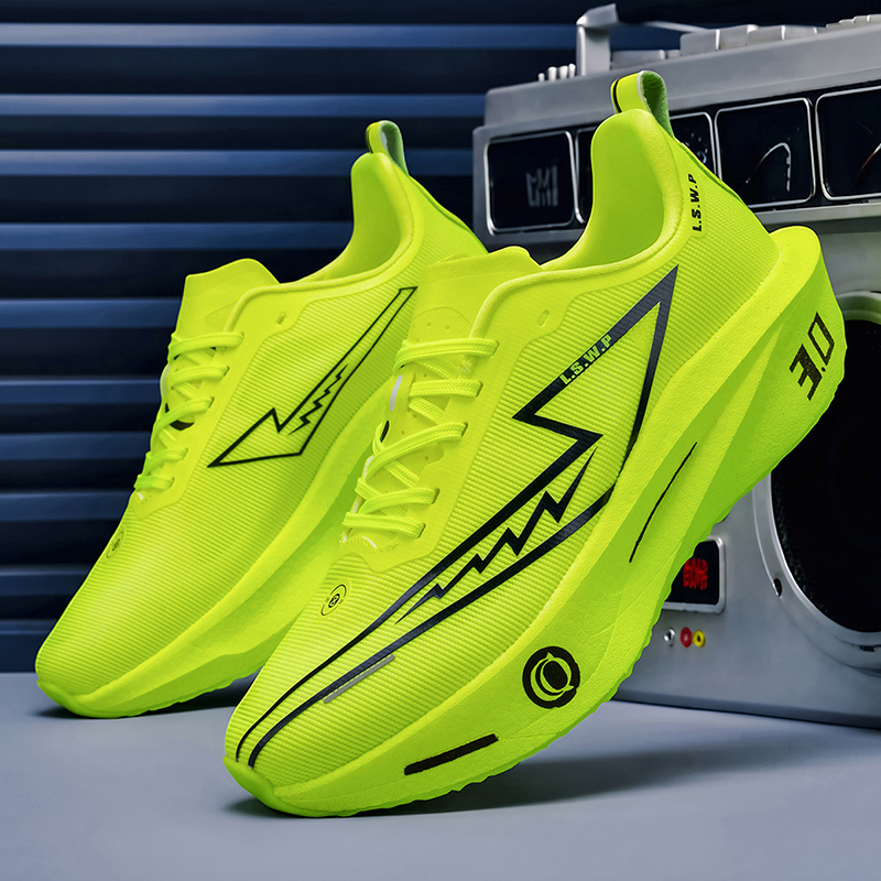 Lightweight Road Running Shoes - Tênis de corrida masculino, respirável, confortável,