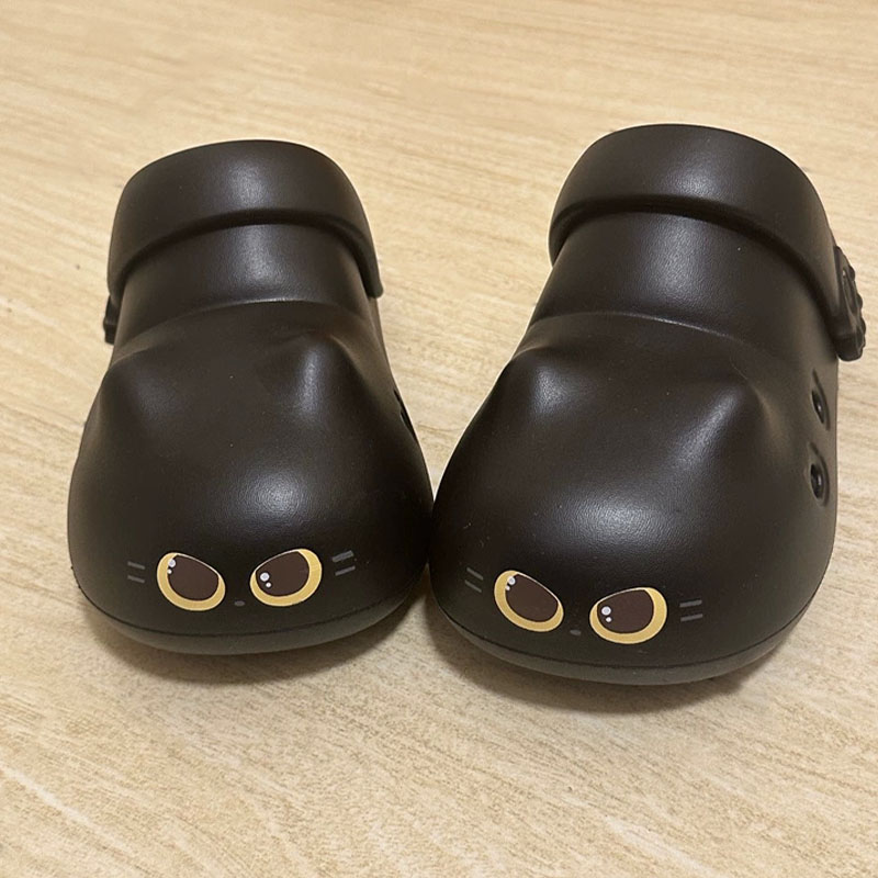Boots - Novos chinelos criativos de gato preto